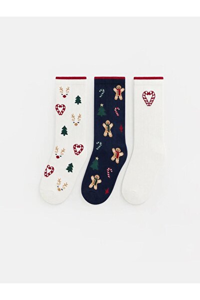 LC Waikiki New Year's Themed Women's Socks 3-Pack (W6)