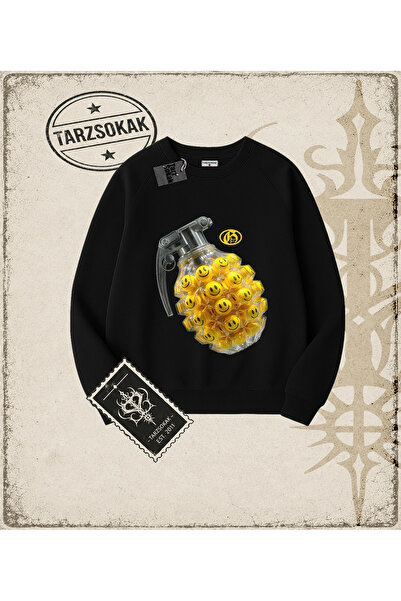 Tarzsokak GRENADE Oversize unisex majica sa okruglim izrezom