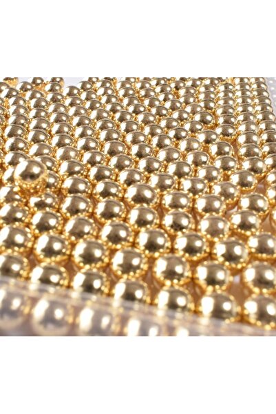 Decoratiuni Dulci Perle auriu metalizat 7mm (100g.)