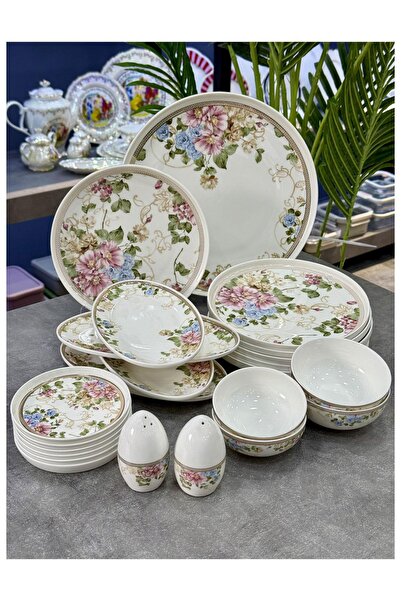 Doğudeko Bone China Porselen 23 Parça Freya Kahvaltı Takımı