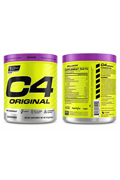 C4 Original Preworkout 273 G 30 Servis - Grape