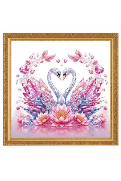 DUCK HOBY Hobby Mood 30X30 Beaded Stone Mosaic Diamond Tapestry Diamond Painting Picture Bead Puzzle Dıamond Paınting Hı Stone 5D Diamond Painting