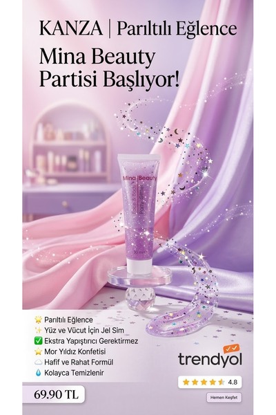 Genel Markalar Face & Body Party Glitter 30 ml – Yüz ve Vücut İçin Işıltılı Ş...