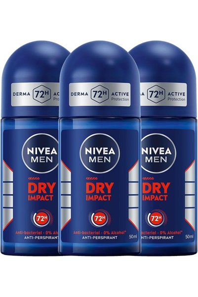 Nivea Body NIVEA MEN Dry Impact Anti-Perspirant Deodorant ، للاستخدام اليومي،...