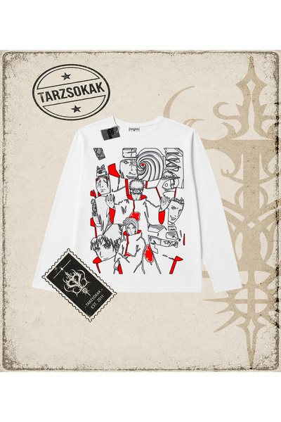 Tarzsokak Naruto Anime Printed Long Sleeve