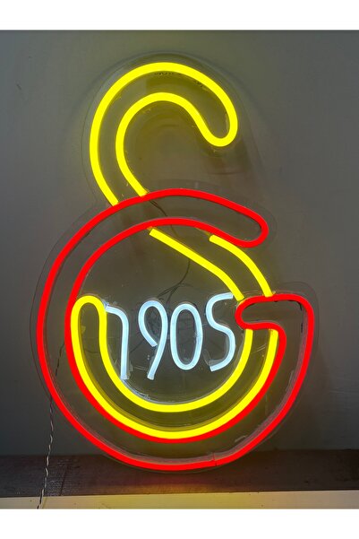 Gs neon tabela Neon Led dekoratif duvar yazısı - gece lambası