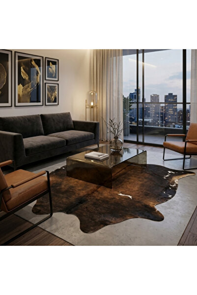 Acı Kahve İthal Premium Hakiki Dana Postu 204x170cm