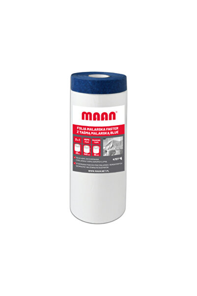 maan Folie de protecție cu bandă adezivă MAAN, 140 cm x 30 m, pentru zugrăvit