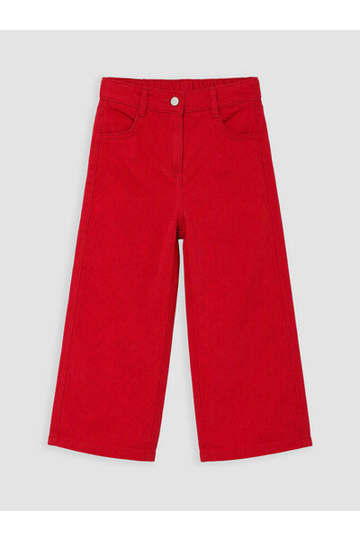 LC Waikiki Rmz Gi̇yi̇m Farki̇lya Wide Leg Girls' Gabardine Trousers
