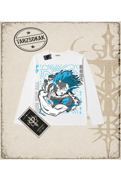 Tarzsokak My Hero Academia Anime Printed Long Sleeve