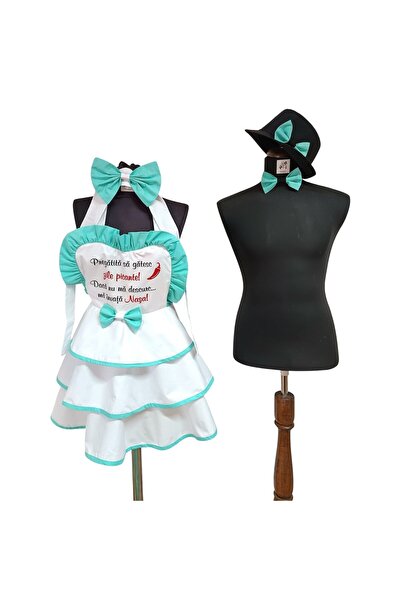 OEM Set dezgatit mireasa si mire 4 piese, sort personalizat, esarfa, palarie,...