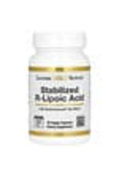 California Gold Nutrition حمض الـ R-ليبويك المُثبت مع البيوتين، 30 كبسولة نباتية
