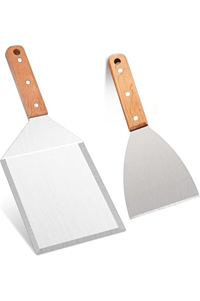 Generic Professional Stainless Steel BBQ Spatula Set,2-Piece