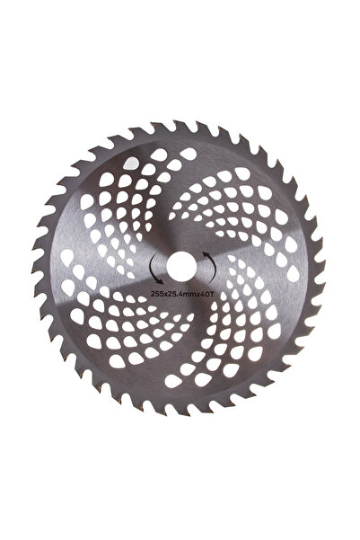 Flamex Disc motocoasă widia tip oală, Ø255 mm, alezaj 25,4 mm, 40 dinți