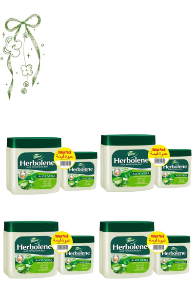 Dabur 4 Pieces Herbolene Aloe Petroleum Jelly 425 ML Value Pack