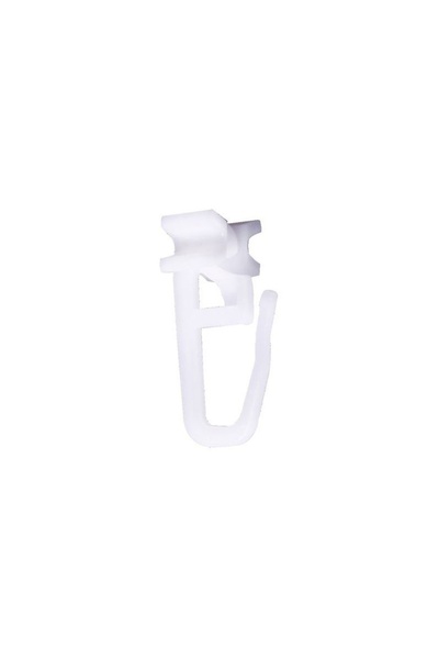 Flamex Călăreți pentru sină aluminiu, PVC alb, set 100 bucăți