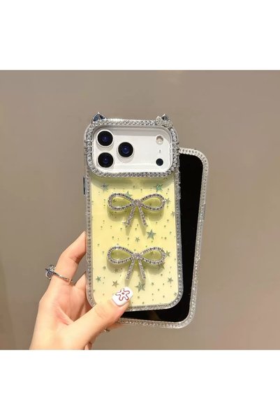madamcase حافظة متوافقة مع هاتف Apple iPhone 16 Pro Max باللون الأصفر الفاخر ...