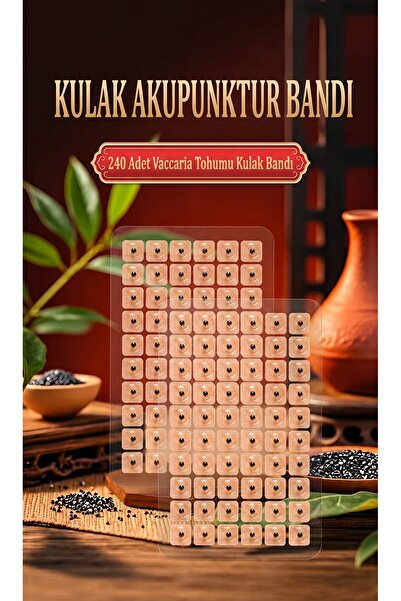 Aksh Akupunktur Terapisi Vaccaria Tohumları Tohum Kulak Bantları - Kulak Akup...