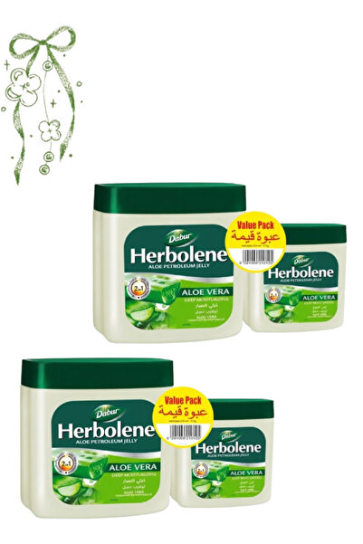 Dabur 2 Pieces Herbolene Aloe Petroleum Jelly 425 ML Value Pack