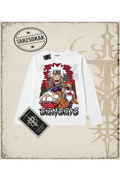Tarzsokak Naruto Anime Printed Long Sleeve