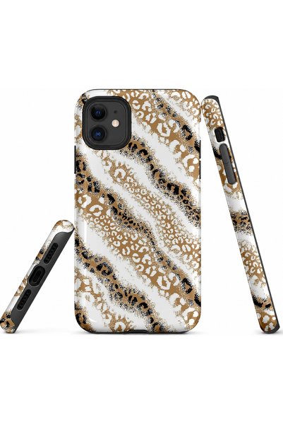 EDELFU متوافق مع iPhone 12 و12PRO - غطاء حماية من زيبيرا، ذو طبقتين، غطاء حما...
