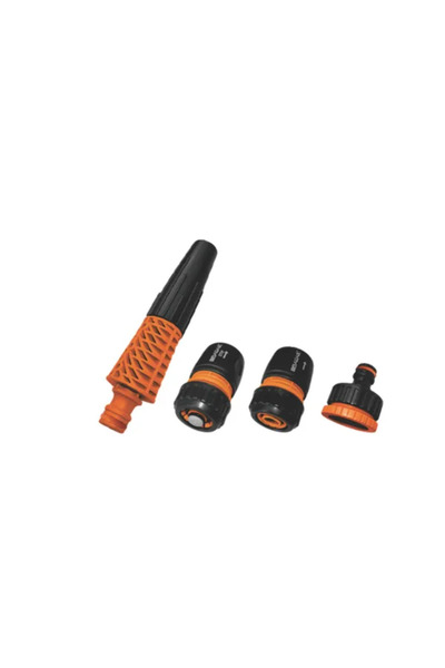 Bradas Garden hose accessory set 3/4", gun + quick couplings,
