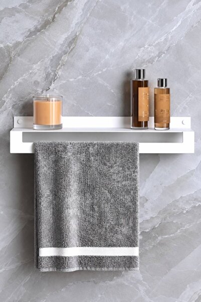 VENON 1 ADET KONTES BEYAZ || Z || 40 CM || METAL RAF || Banyo Rafı Mutfak Raf...
