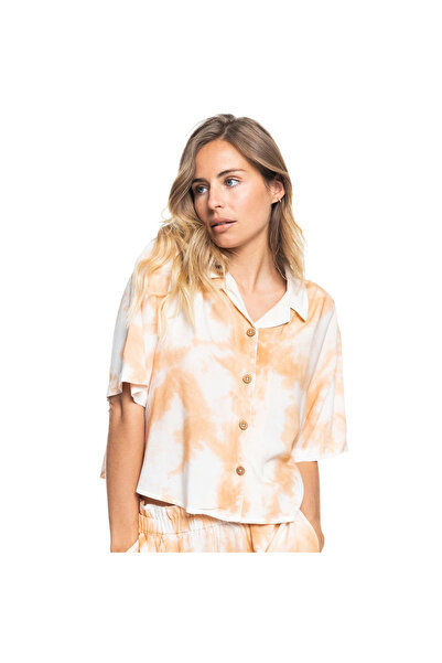 Roxy Γυναικεία Μπλούζα Tie-Dye  "Paper Day " - Μπλούζα Πιτζάμας για Γυναίκες L
