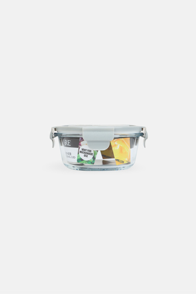 Farberware Glass Container, Grey