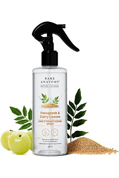 Bare Anatomy Nature x Science Hair Fall Control Spray with Methi, Curry Leave...