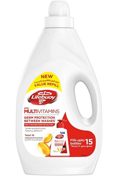 Lifebuoy Hand Wash Refill, Total 10, for 100% Stronger Germ Protection in 10 ...