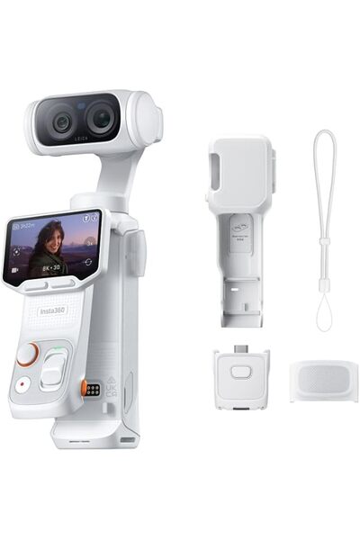 Insta360 Luna Ultra Stellar White - 8K Dual-Lens Leica Vlogging Camera