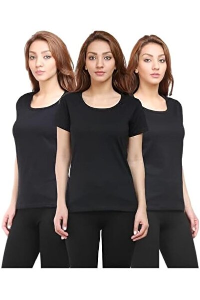 Okli-Rsoe Rso Outfits Women's Round Neck Cotton half sleeve T shirts Combo Pa...