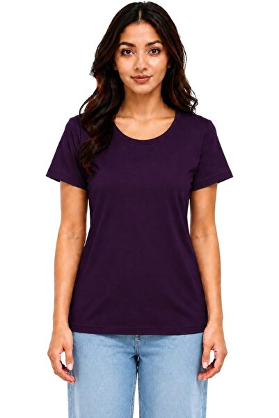 Okli-Rsoe RSO Outfits Regular Fit Solid Cotton Half Sleeves Round Neck Women'...