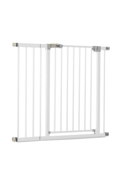 HAUCK Open N Stop Pressure Fit Baby & Pet Safety Gate, 8 in, White