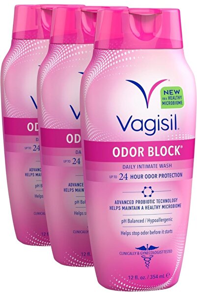 Vagisil Odor Block Daily Intimate Vaginal Wash, 12 Ounce