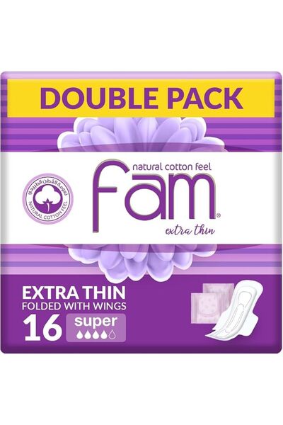 Fam Protect Fam Sanitary Pads Extra Thin Super 16 pads