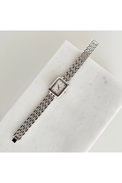 Vesce Atelier Odro Silver Watch White