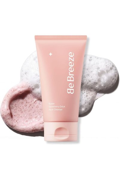 BEBREEZE.SA منظف بوسان بالفراولة PDRN، 120 جرام