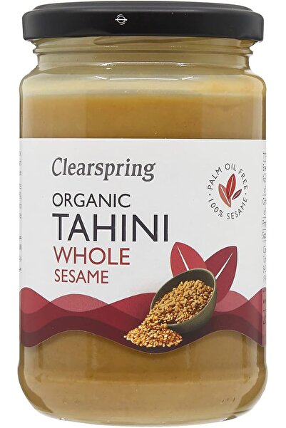 Clearspring زبدة السمسم العضوية الطبيعية من كلير سبرينج، 280 جرام، متعددة الأ...