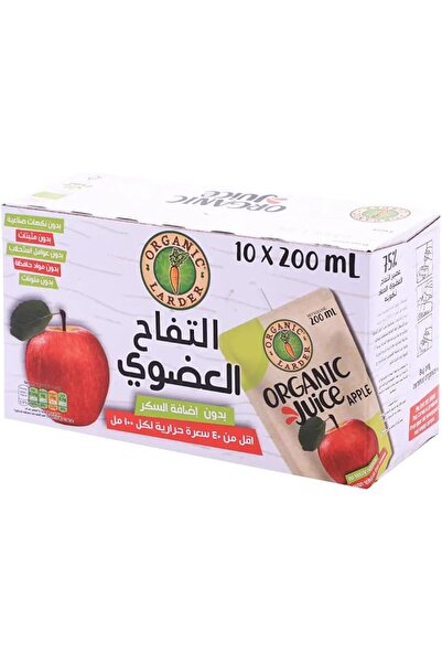 Organic Larder عصير تفاح 75%، 10 × 200 مل، SB-122