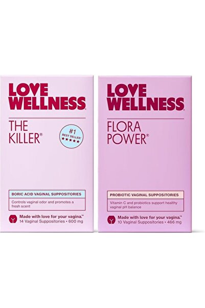 Love Wellness l Suppository Duo - The Killer & Flora Power - Fast-Acting Prob...