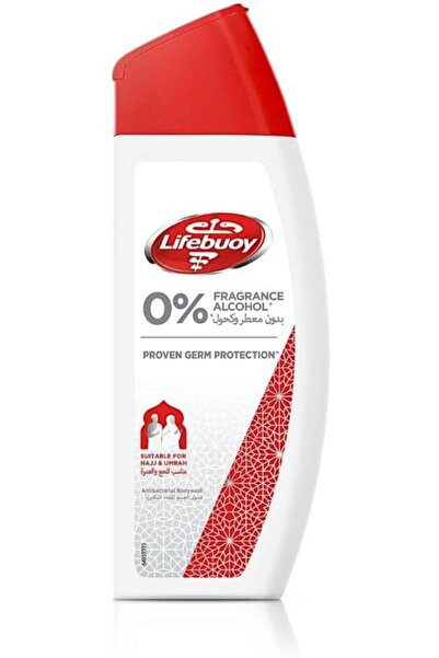 Lifebuoy غسول الجسم المضاد للبكتيريا خالٍ من العطور، 300 مل