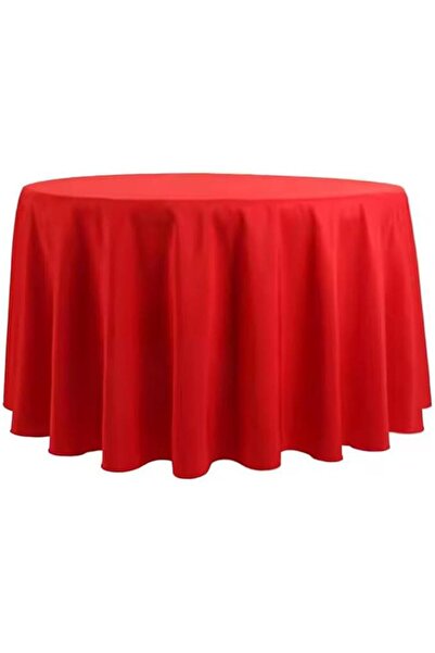 GENERAL Beige Round Table Cloth 120 In, Heavy Duty, Round Table Cover for Buf...