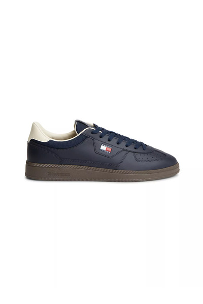 Tommy Hilfiger Erkek Hakiki Deri Karışımlı Kaplamalı Yüzey Renkli Logo Detayl...