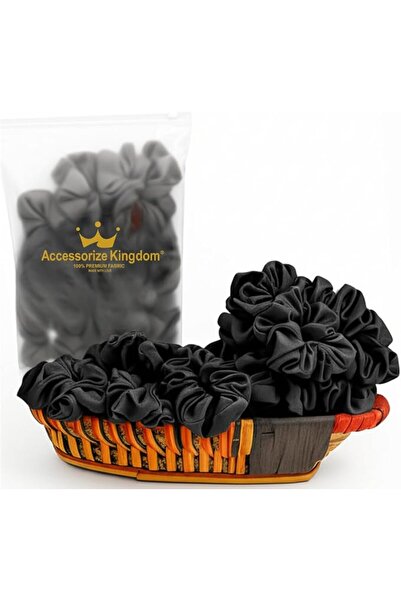 Accessorize Kingdom Premium Hair Scrunchie for Women| Scrunchies for Girls | ...