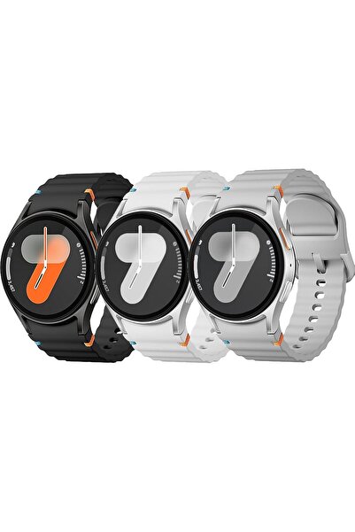 GENERAL Sport Band for Samsung Galaxy Watch 7 Band 40mm 44mm,No Gap Soft Sili...