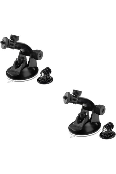 Generic 4pcs Car Suction Cup Mount with Tripod Adapter for Action Cameras Com...