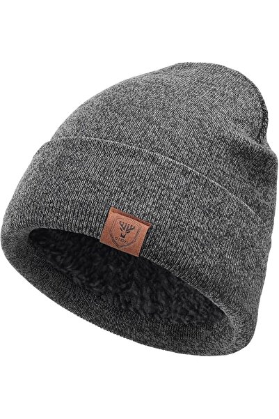 GENERAL Ozero Men's Women's Winter Mini Beanie Hat Thick Thermal Knitted Pola...