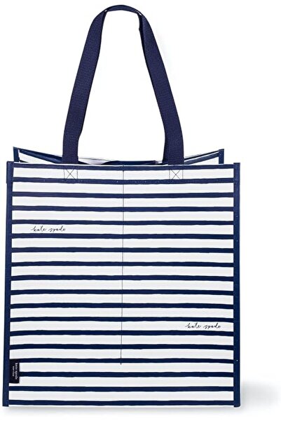 kate spade new york Reusable Shopping Bag, Grocery Tote with Shoulder Straps,...